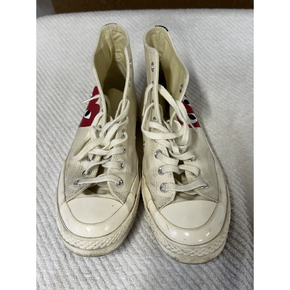 Converse Chuck Taylor CDG Comme des Garcons Men's High Top Sneakers Size 8.5